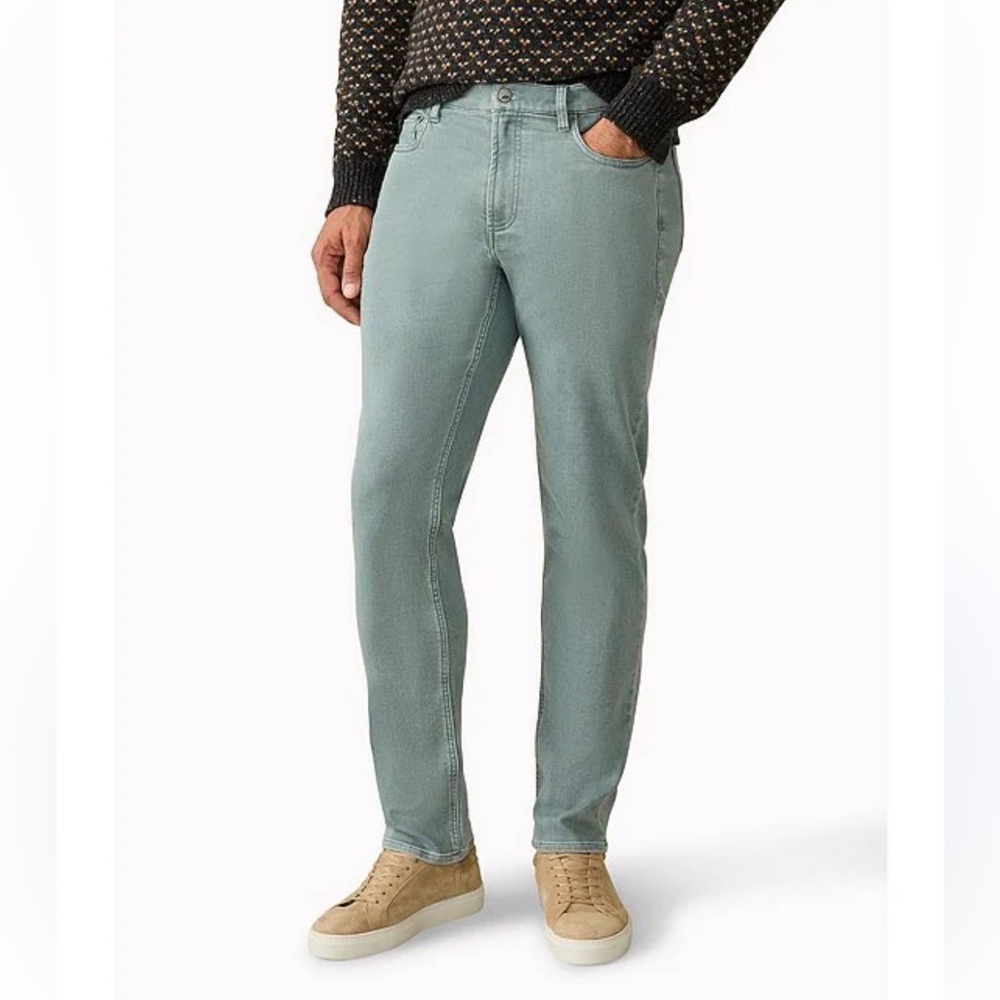 Faherty Slim Fit Stretch Terry 5-Pocket Pants Flaw